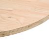 Vidaxl Blat Stołu, Ø90X2,5 Cm, Lite Drewno Sosnowe