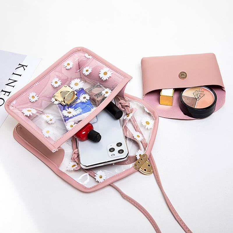 Daisy Single Shoulder Bag Fashion Women's Bag Transparent Jelly Bag Handbag