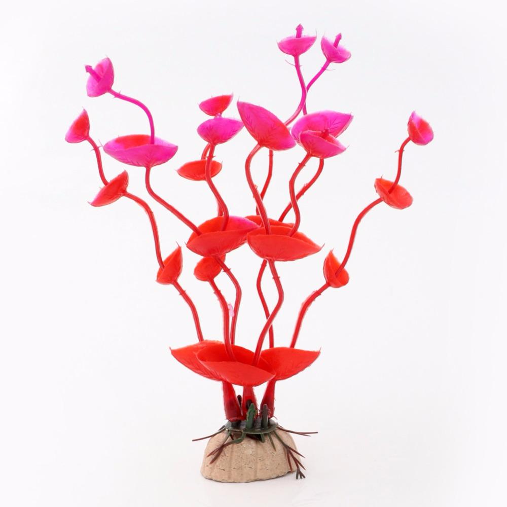 

Искусственные водоросли для аквариума красный