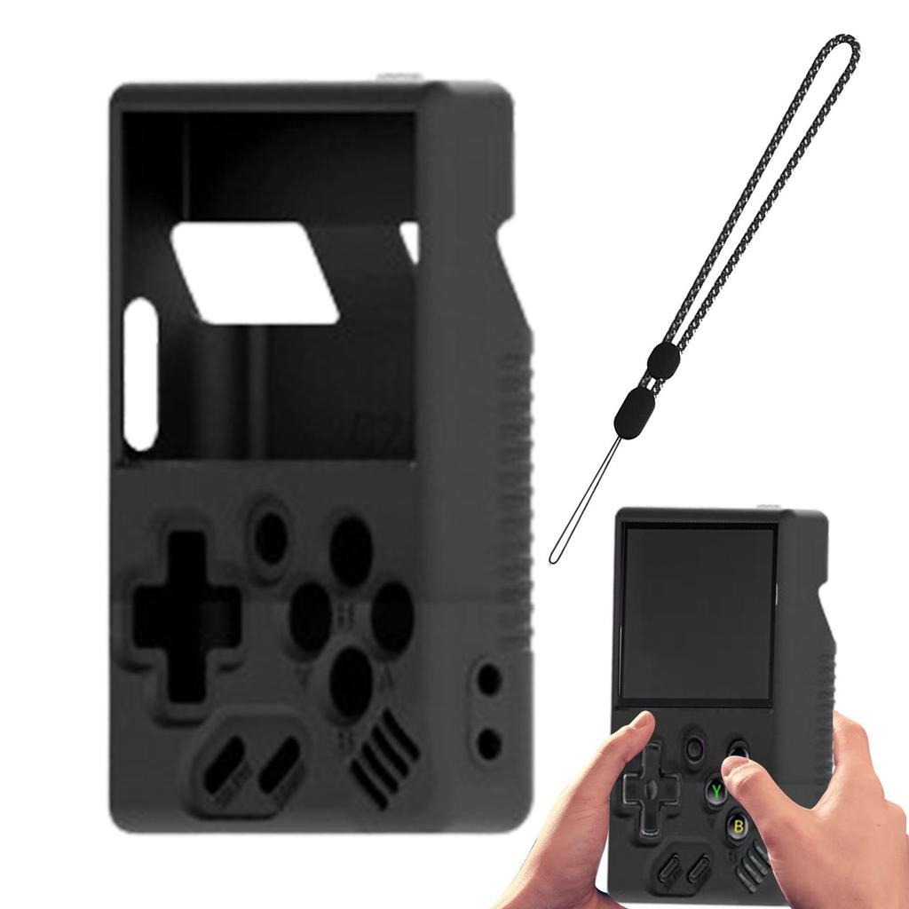 Soft Silicone Case Protective Cover Scratch Resistant Game Console Cover Anti-Slip Skin Cover With Lanyard