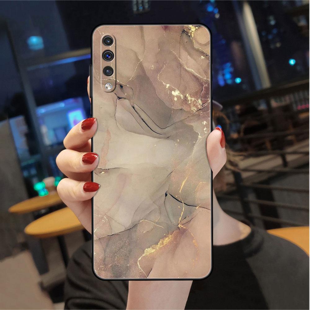 

Чехол для Samsung Galaxy A50 A20e A70 A10 A40 A20s A10s M30s M51 M31s черный мягкий чехол для телефона с мраморным узором Samsung A50