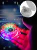 Crystal Luminous LED Light Fidget Spinner Hand Top Spinners Glow In Dark EDC Stress Relief Toys Kinetic Gyroscope for Children