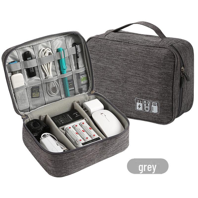 Multifunctional Travel Bag for Cables, Chargers, Power Banks, and Cosmetics