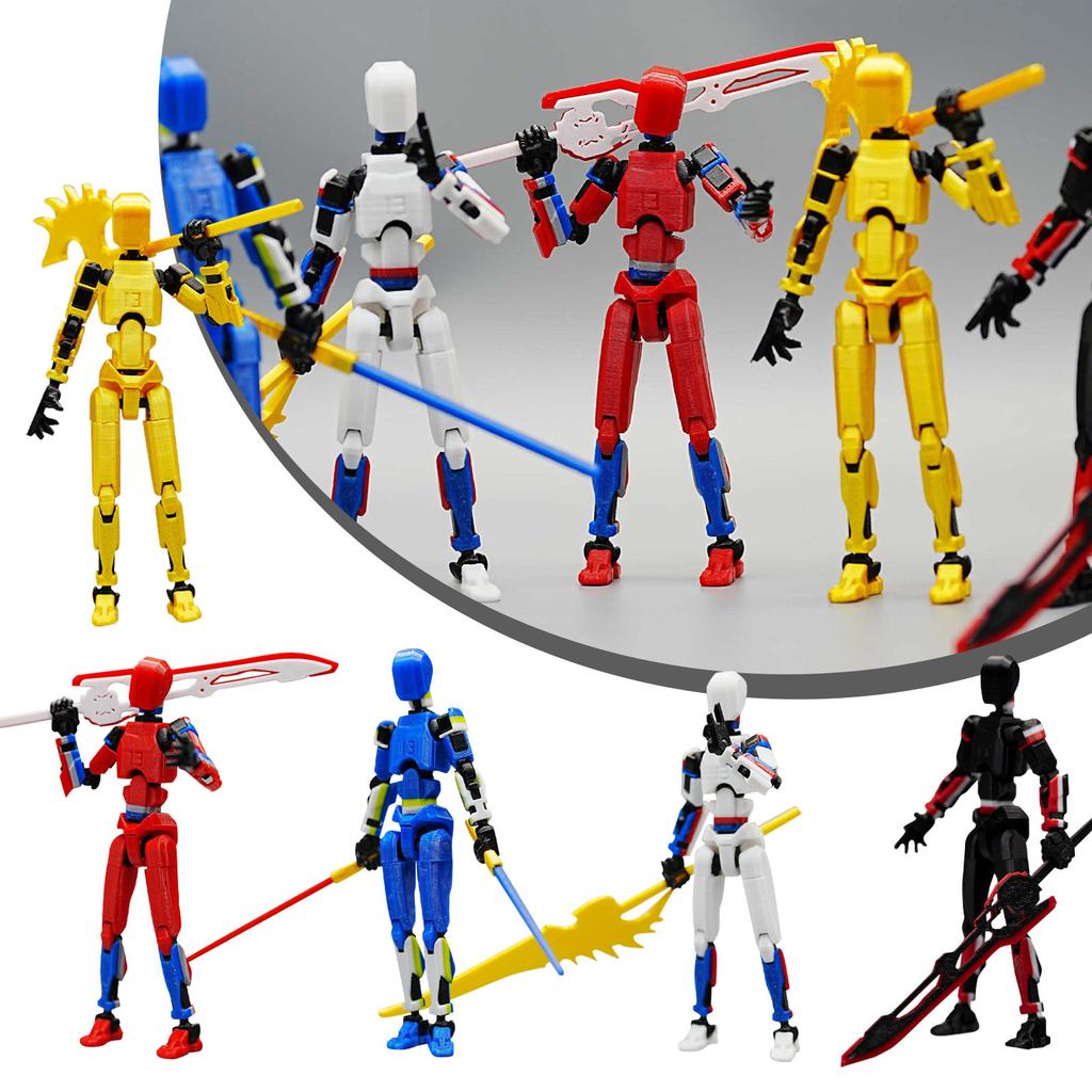 3D Printed Movable Toy, With Movable Joints, 3D Printed Toy Decoration, Stress Relief, Movable