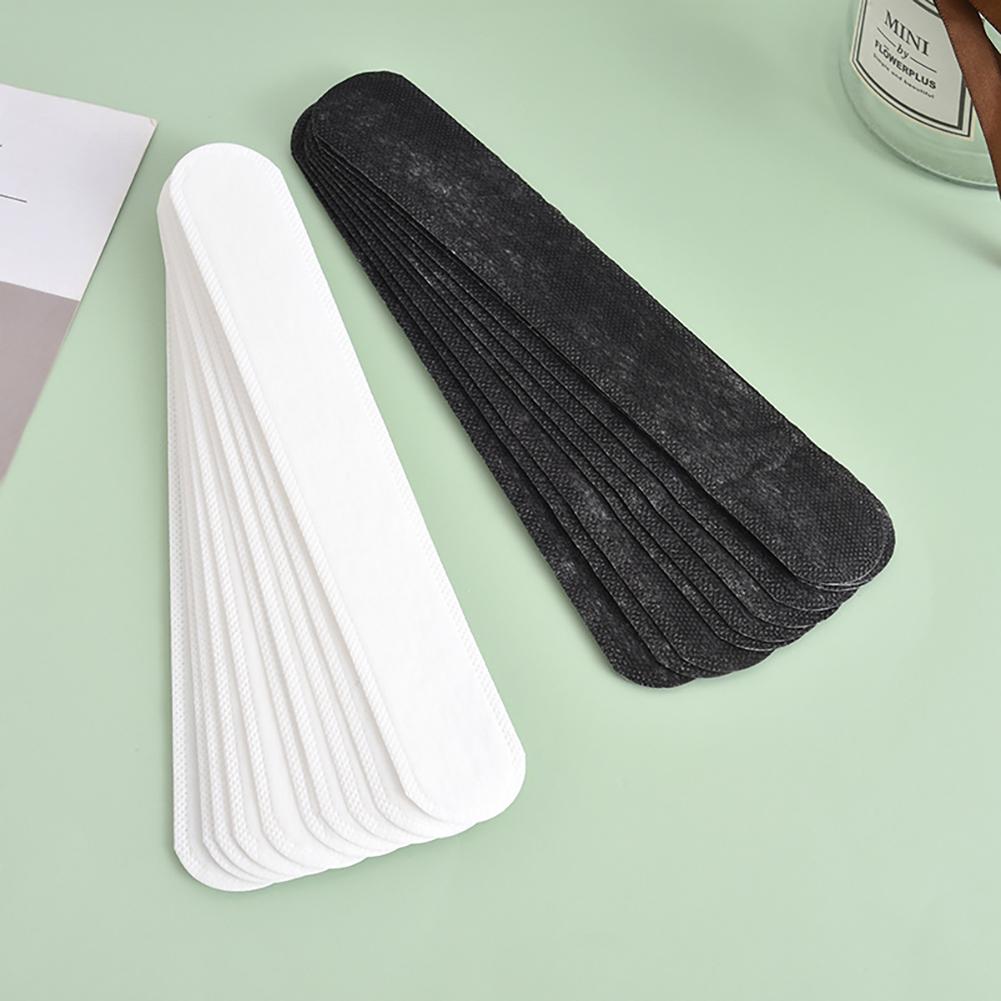 10pcs/pack Disposable Neck Neckline Sweat-absorbing Stickers Shirt Hat Sweat-proof Stickers for Men Women