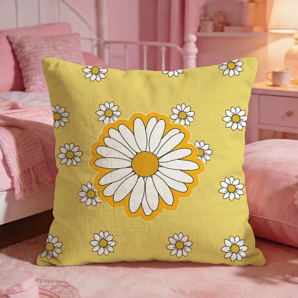 DecordaisyS Cushion Cover Premium Comfort Reversible Pillow Cove Two in One Design for Any Room Car Interior