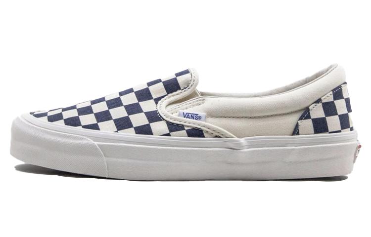 Vans Og Classic Slip On Lx Navy Checkerboard VN0A32QNP4I 37