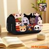 1pc Dark Cute & Fun Series Double-Layer Flip-Top Pencil Case Suitable for School, Travel & Office - Large Capacity Multi-Functional Organizer with Dou