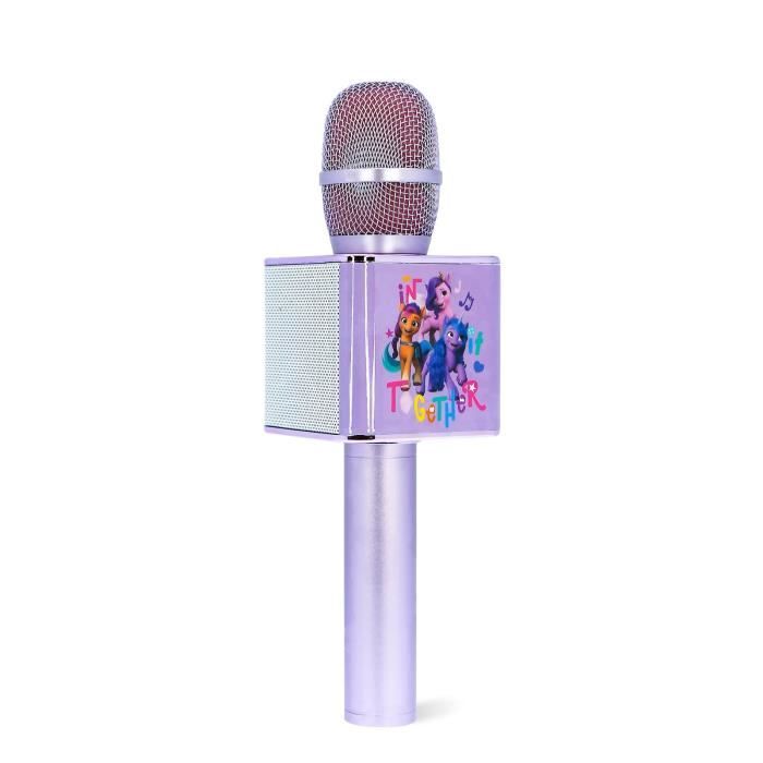 Microphone et haut parleur Bluetooth karaoké - MY LITTLE PONY - Violet - Bluetooth - Rose