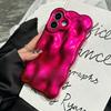 Custodia Lucida 3D con Motivo a Meteorite Rosa Per For Iphone 16 Pro Max 17 13 14 12 11 1 Plus Cover Antiurto a Bolle per Telefono