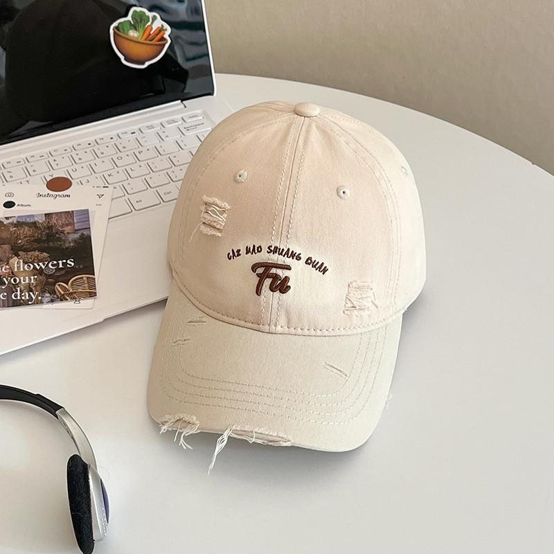 Summer Outdoor Sun Protection Baseball Cap With Embroidered Letters For Women And Teens