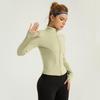 Neue Herbst/Winter-Yogajacke – Plüsch, warm, Slim Fit für Fitness & Laufen