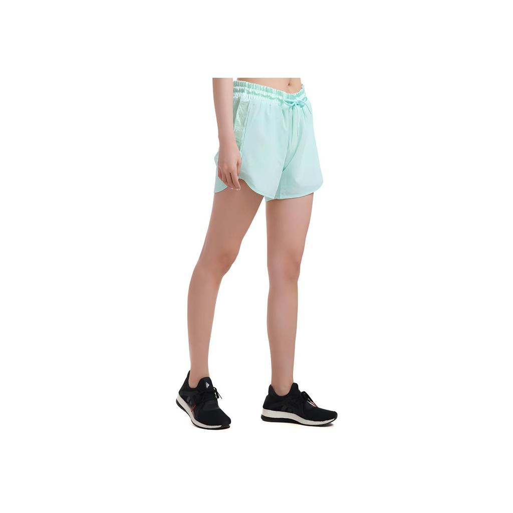 Adidas Neo Solid Color Outdoor Casual Mid Waist Three Quarter Sports Shorts Women Shorts Green DU2400