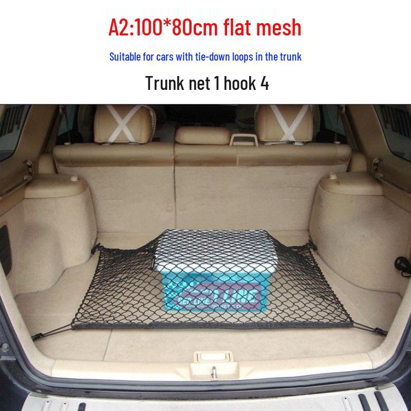 Car Roof Cargo Net for Luggage and Moving - SUV/Truck Tensioner and Binding Cover