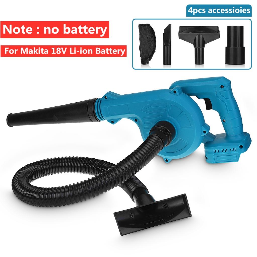 New 198Vf Cordless Electric Air Blower Vacuum Cleannig Blower with 19800mAh Battery Leaf Computer Dust Collector For 18V Battery