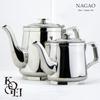 Nagao KOGEI Teapot, 680ml, Extra Thick Mirror-Finish 18-8 Stainless Steel, Made In Japan