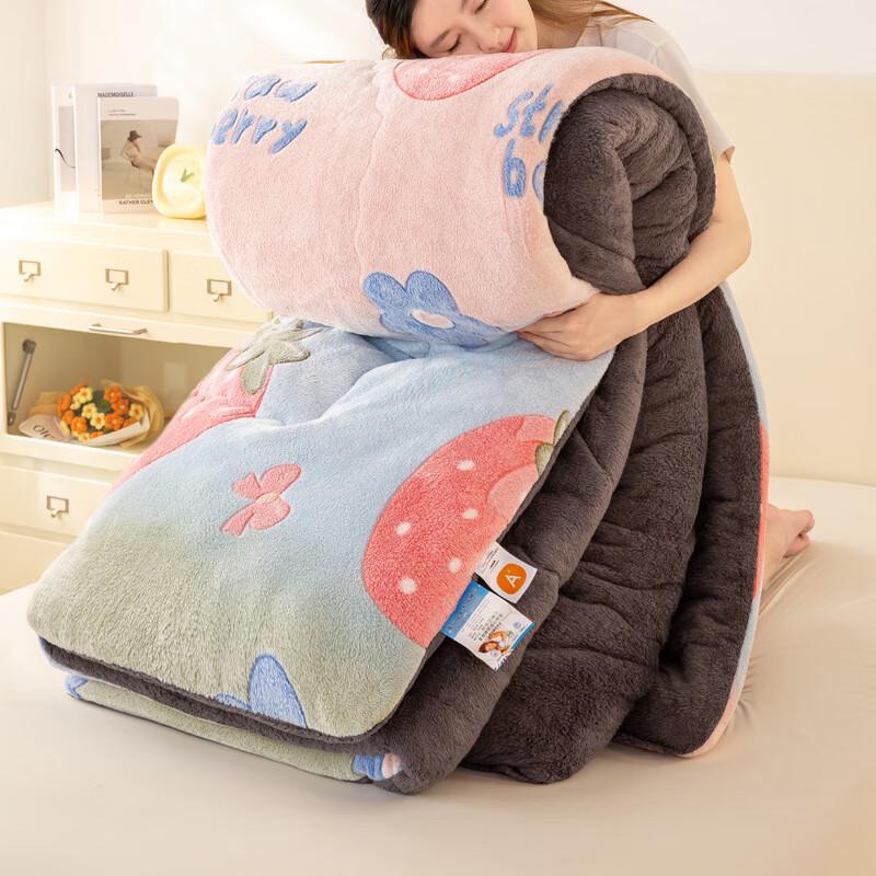 

LISM Ultra Warm Lamb Velvet Quilt
