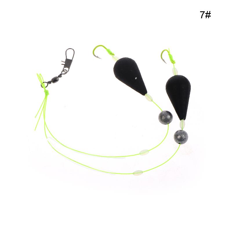 1Pcs High Sensitivity Inverted Bottom Double Hook Fishing Float Kit Suitable For Sea And Freshwater Fishing