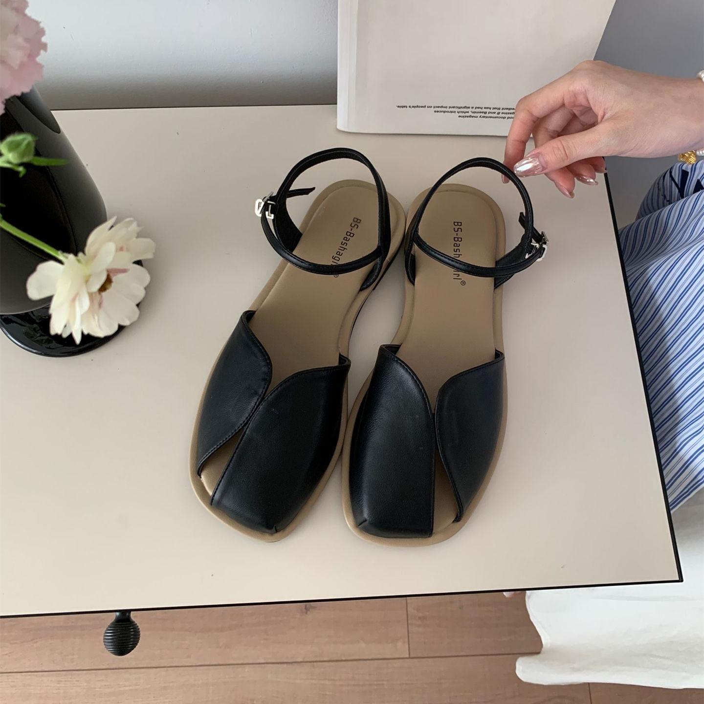 

Fashion IPPEUM Women Flat Sandals 2025 New Summer Shoes Buckle Straps Sandalias De Mujer 225