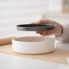 Wood Ash Pot Bearing Tray Small Tea Table Tea Pot Bearing Retro Ceramic Dry Foam Tray Home Water Storage Japanese Tea Tray