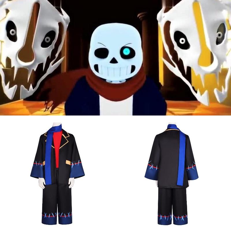 Undertale Game Frisk Cosplay Costume  Peripheral Polyester Material Black Outfit