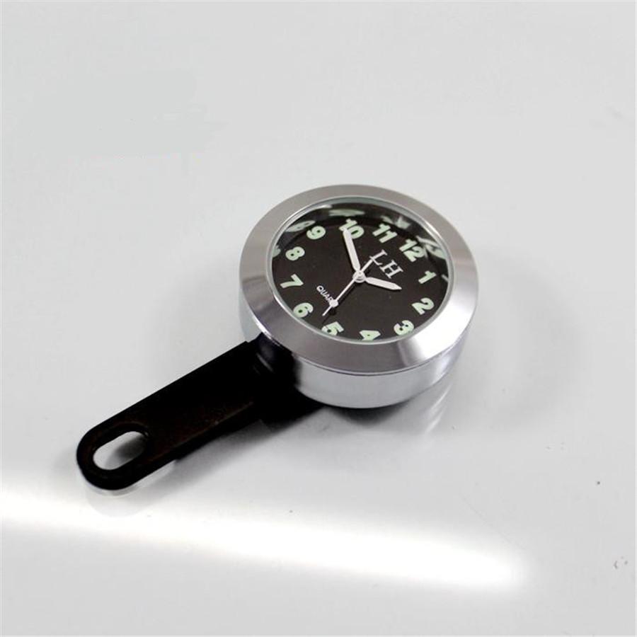 Waterproof Motorcycle Handlebar Dial Clock Night Light for kawasaki,honda