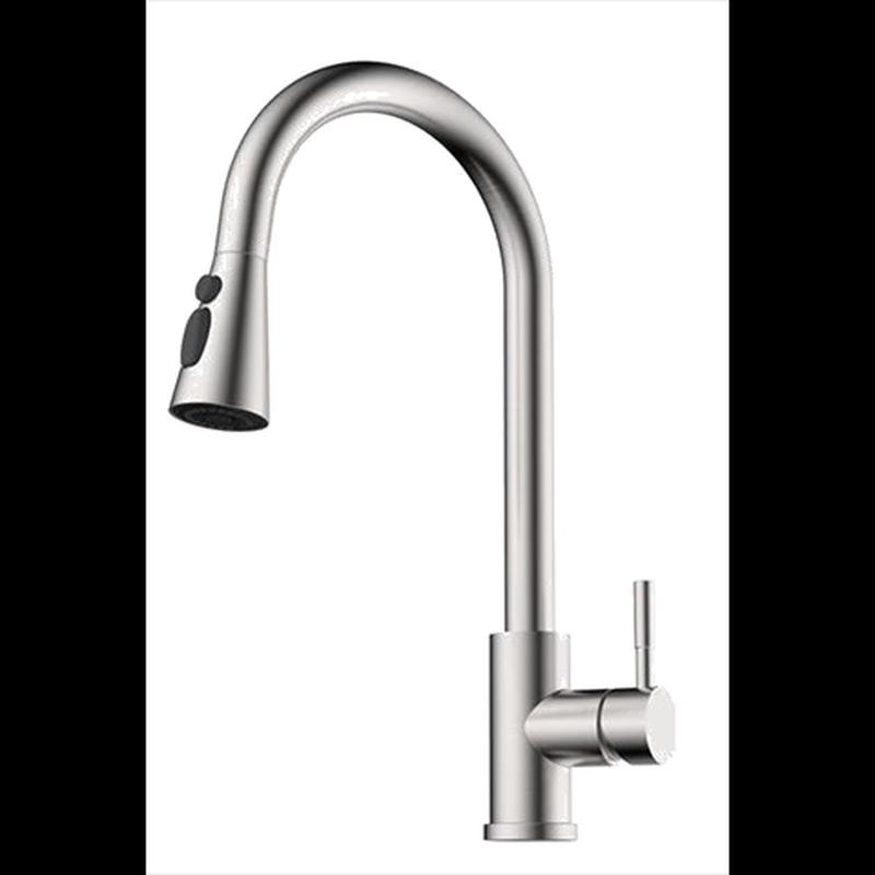 Кухонный смеситель с выдвижной лейкой AF4518SS