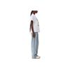 Ganni Cat Print Casual Round Neck Short Sleeve Regular T-Shirt Women Tops Bright-White T3995151