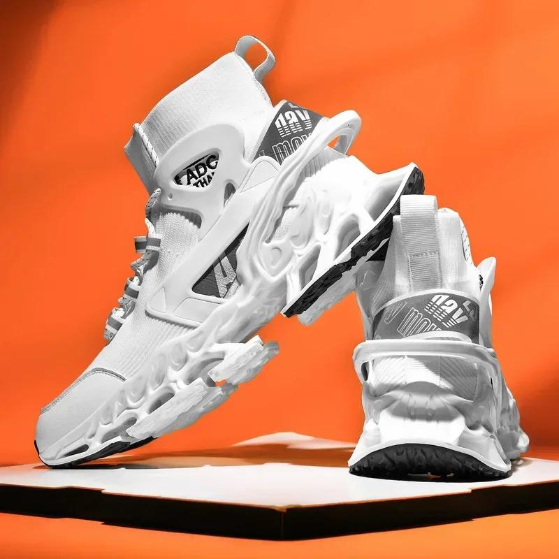 Fashion Spring and Autumn New Exquisite Men's Sneakers Trendy Versatile Casual Shoes Outdoor Lightweight Breathable Sports Running Shoes