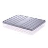 Large Transparent Japanese Square Refrigerator Storage Box - Single Layer Plastic with Seal for Freshness