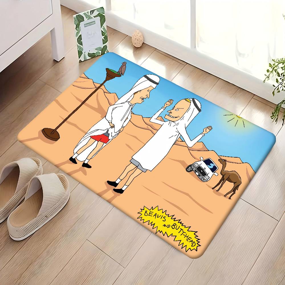 B-Beavis And Butt-Head Mata Kuchenna Pokój Dziecięcy Dekoracja Sypialni Balkon Antypoślizgowy Wycieraczka Salon Alfombra