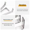 Stainless Steel Shelf Stocking Ruler for Beverages & Snacks
