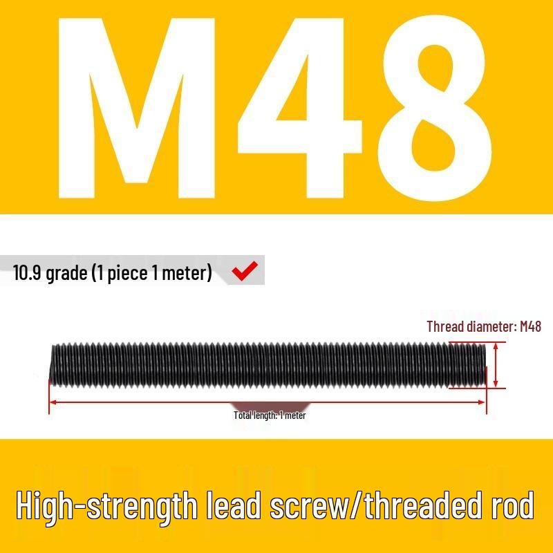 High-Strength Full Thread Screws and Rods: 8.8, 10.9, 12.9 Grade