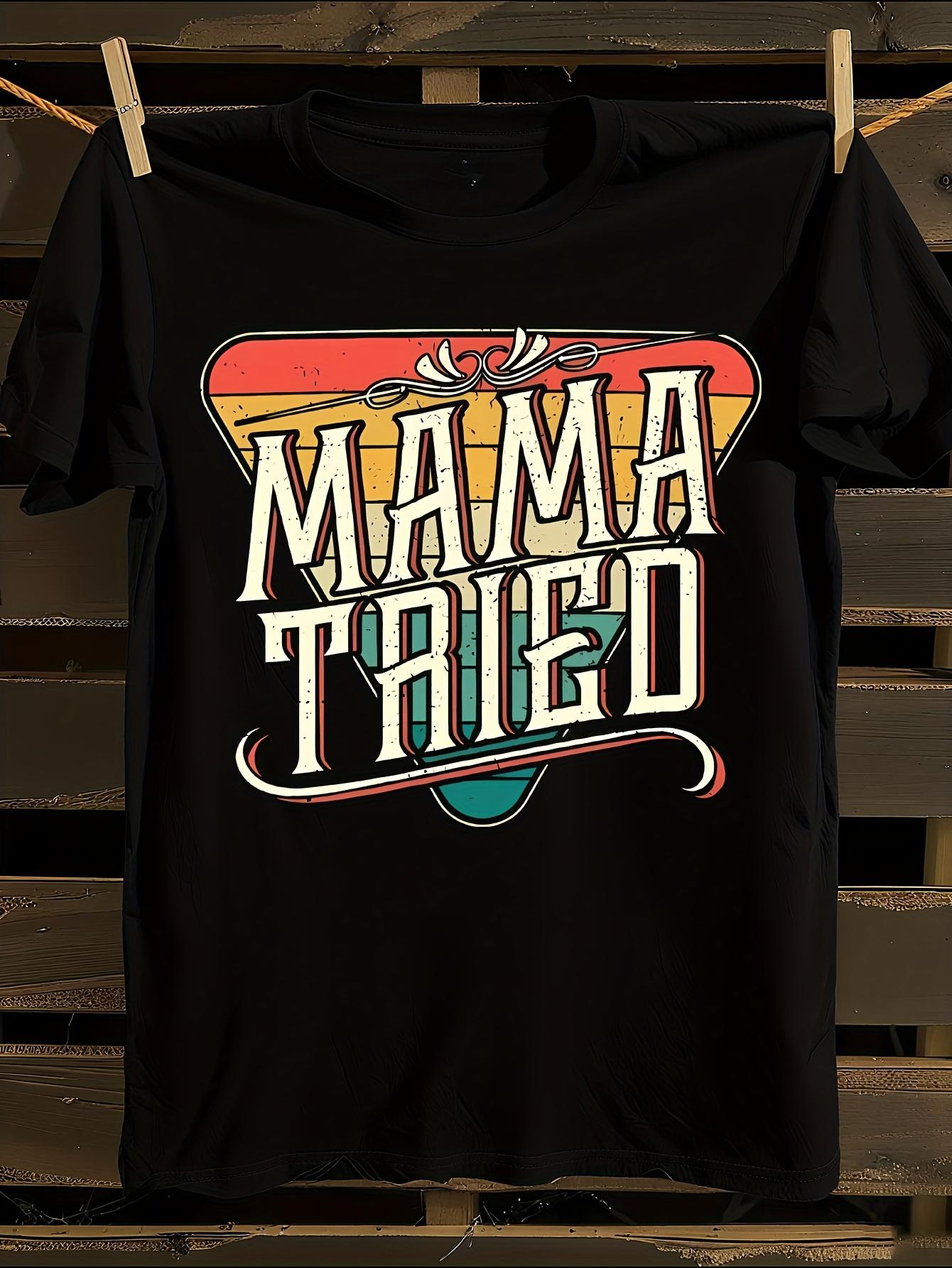 Vintage Country Music Outlaw Mama Tried Graphic T-shirt S