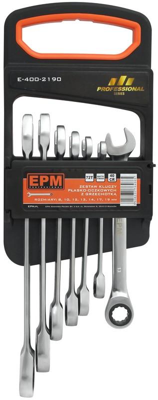 7-Piece Combination Wrench Set with Ratchet - E-400-2190
