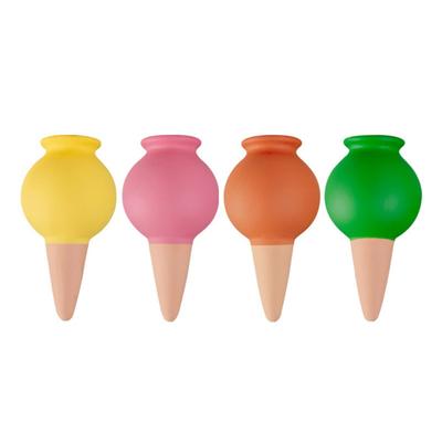 4PCS Self Watering Potted Plant Drip Irrigator Ceramics Water-saving Automatic Plant Dripper Effort-saving Breathable