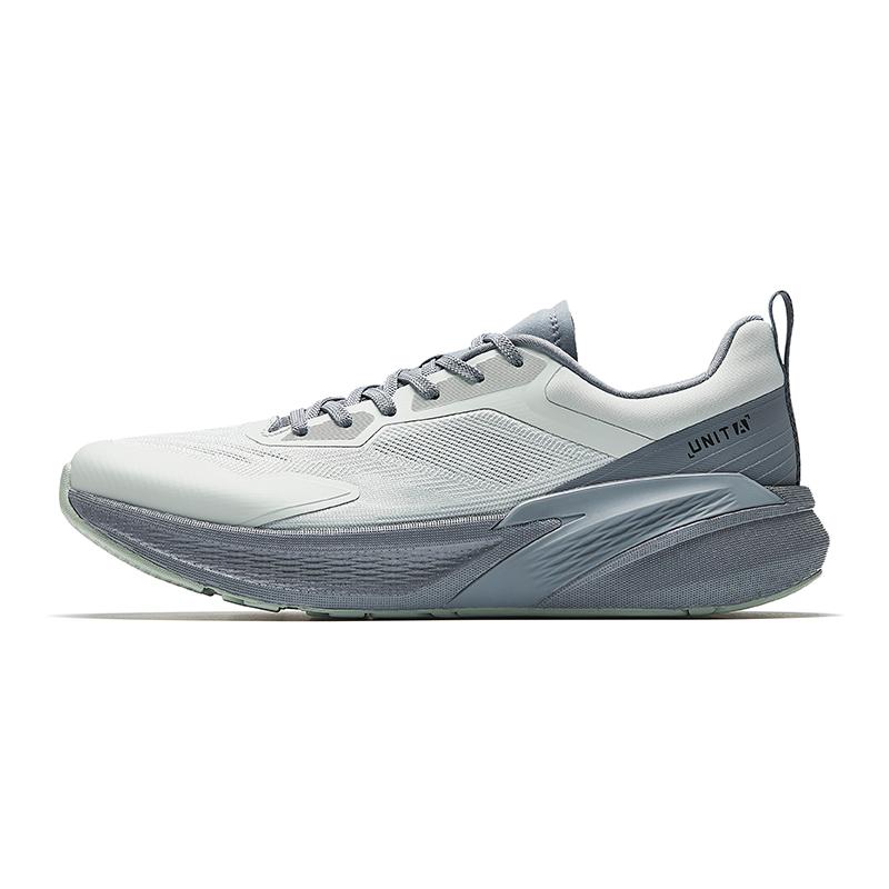 Anta Ignite Flexible Rebound Shock Absorption Non-Slip Wear-Resistant Low-Top Training Running Shoes Men sneaker Gray White 112527788-2