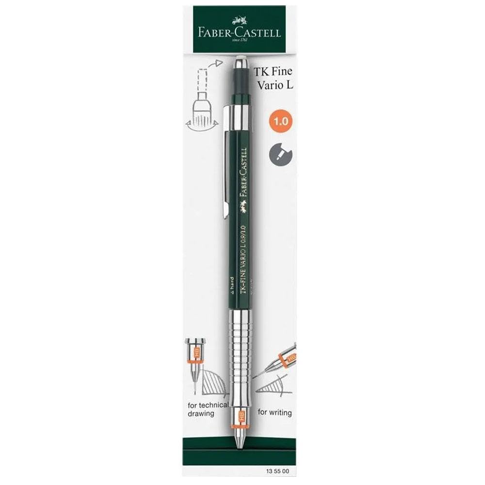 

Vario L 135900 Японский карандаш Faber-Castell TK-FINE 0,9/1,0 мм, [Официальный продукт] зелёный