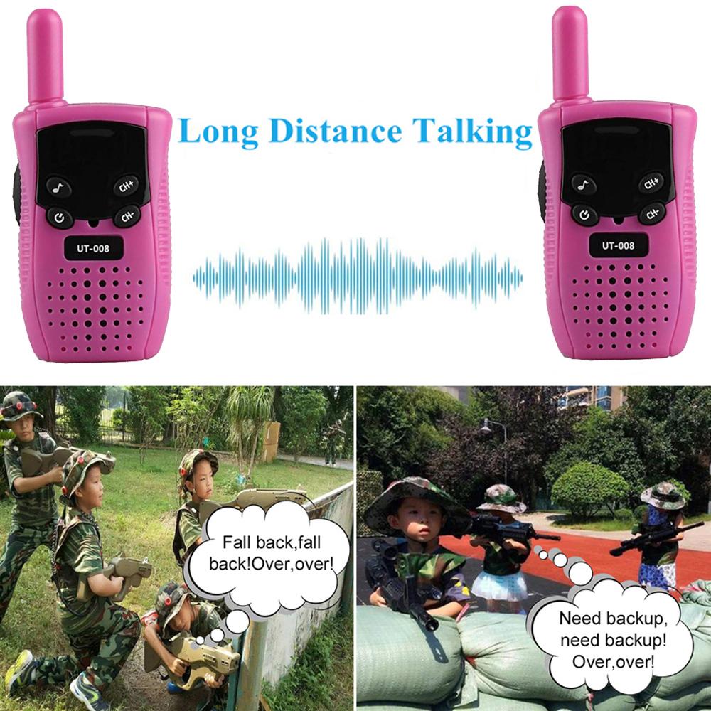 New Mini Walkie Talkie Children Handheld Transceiver Long Range Portable Walkie-Talkie Kid Two Way Radio Boy Girl Birthday Gifts
