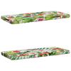 2 Piece VUGHT Bench Cushions 2 Pcs 100percent  Polyester Multicolor