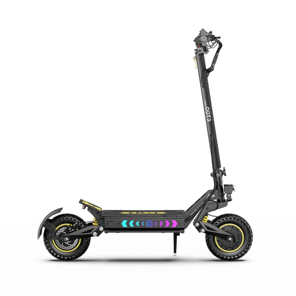 OOTD T10 PRO Electric Scooter with Dual 1300W Motors 52V 23.4Ah Battery for Extended Range & Strong Climbing Ability
