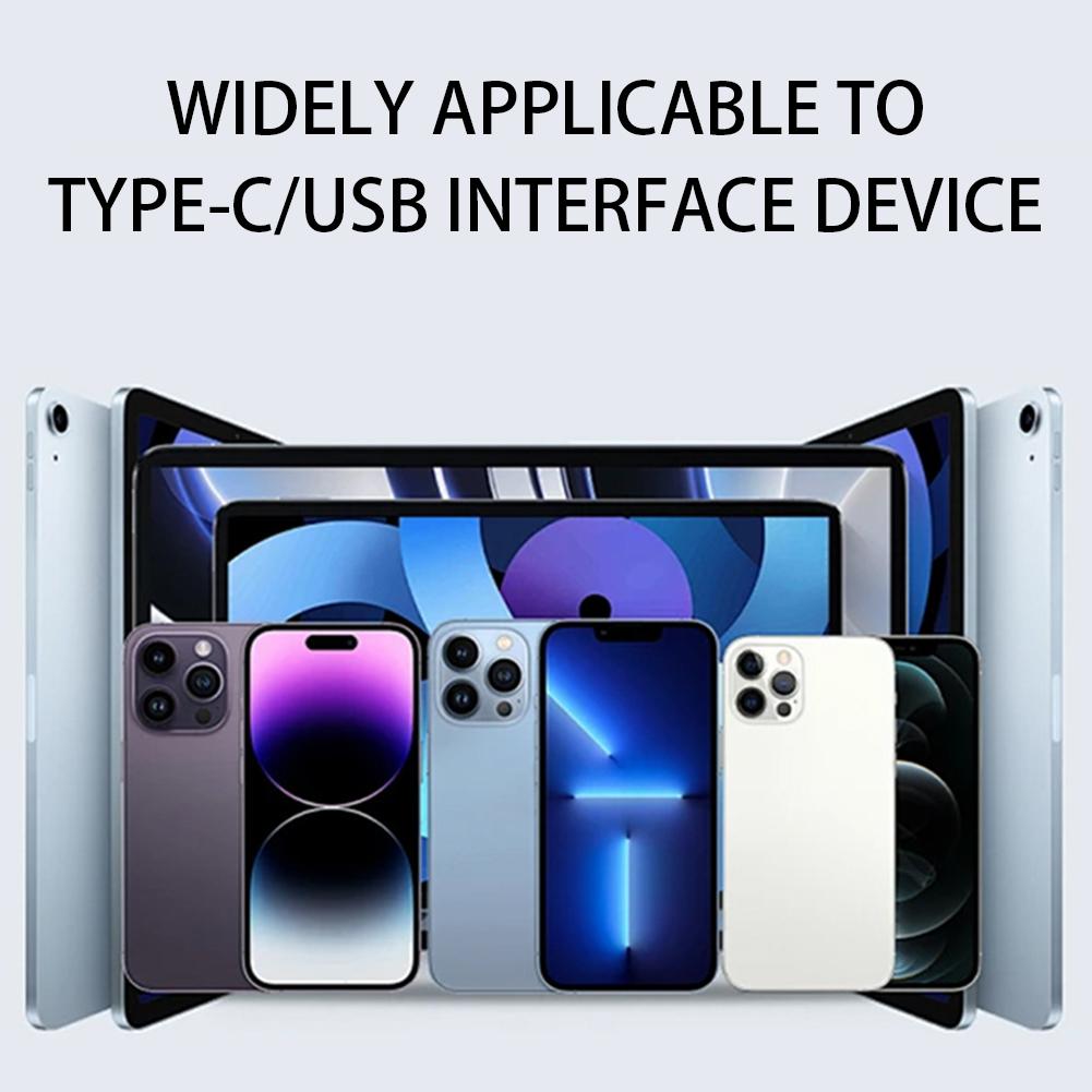 USB 3.2 Digital Display Adapter Fast Charge Data Sync To Smart Phone Laptop 10Gbps Smart Chip Power Meter Tester LED Display