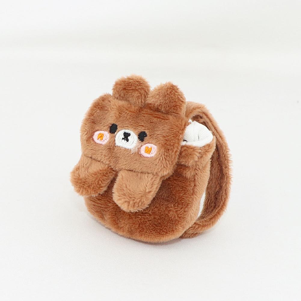 For 17cm Labubu Kawaii Bear Backpack Puppy Backpack Suitable for Labubu2.0 Sit Party Plush Costume Doll Bag