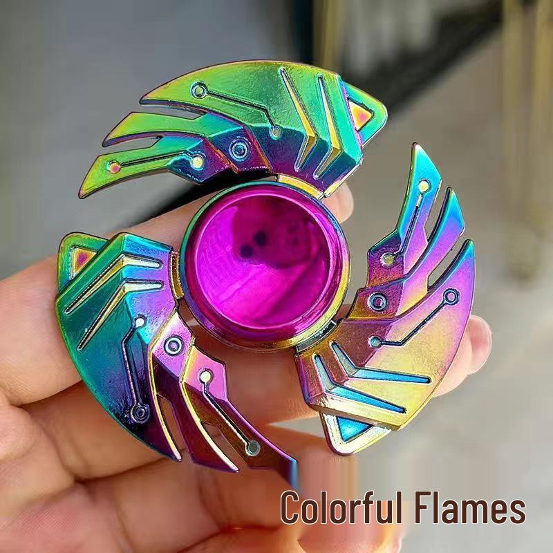 Hundred Styles Alloy Finger Spinner: Cool Decompression Toy for Kids and Students