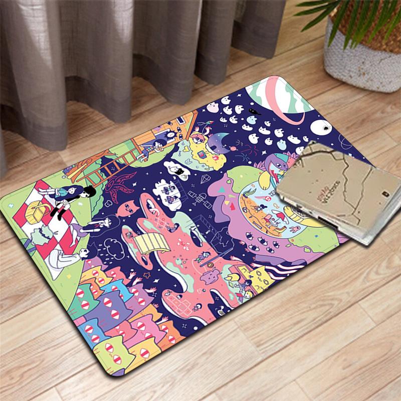 OMORI Theme Rug Floor Mat for Living Room or Bedroom Soft and Comfortable Carpet a Gift for Birthday and Holiday.