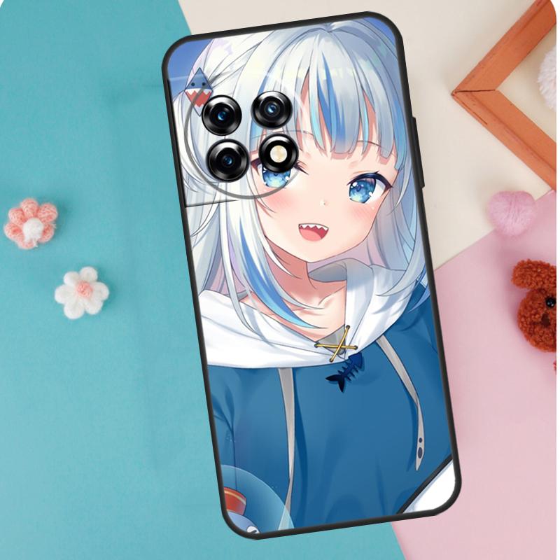 Gawr Gura Hololive Anime Case For OnePlus 12 11 9 10 Pro 9RT 10T 10R 12R OnePlus Nord CE 2 Lite 3 2T N10 N20 Cover