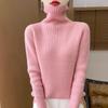 Women's Cashmere Loose High Neck Sweater - Pure Wool Base Layer Pullover for Autumn/Winter