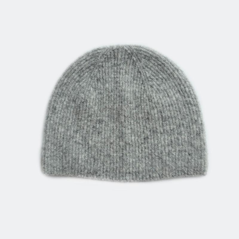 Solid Unisex Beanie Autumn Winter Wool Blends Soft Warm Knitted Cap Men Women Skullcap Hats Gorro Ski Caps Cold Proof Beanies