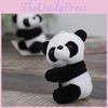 Small Panda Plush Toy With Short Plush Fabric For Childrens Gift And Play