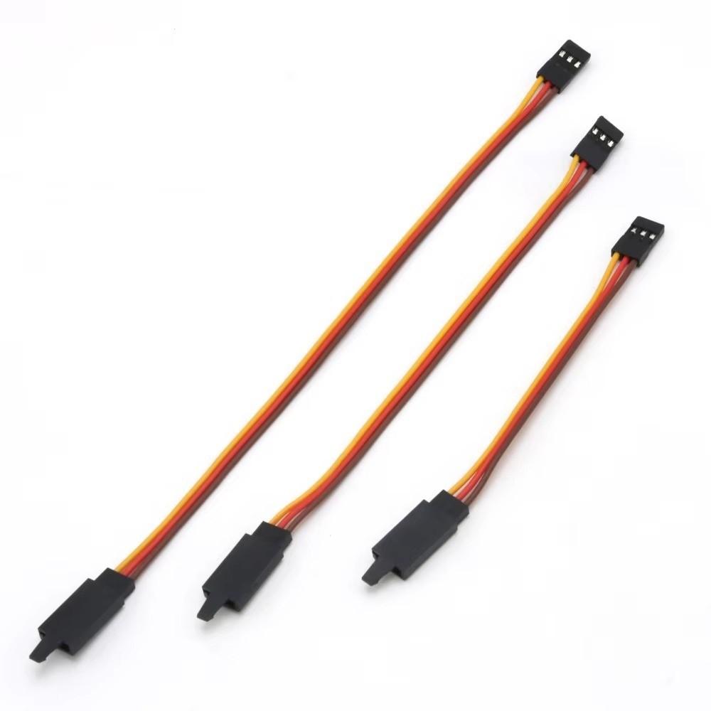 5Pcs Male to Female Servo Lead Wire Anti-loose Receiver Connection Cable  Servo Connection